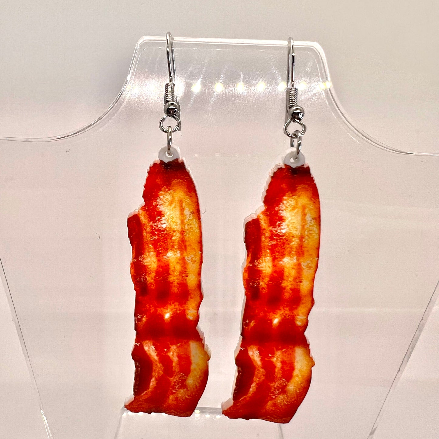 Bacon Strip Earrings