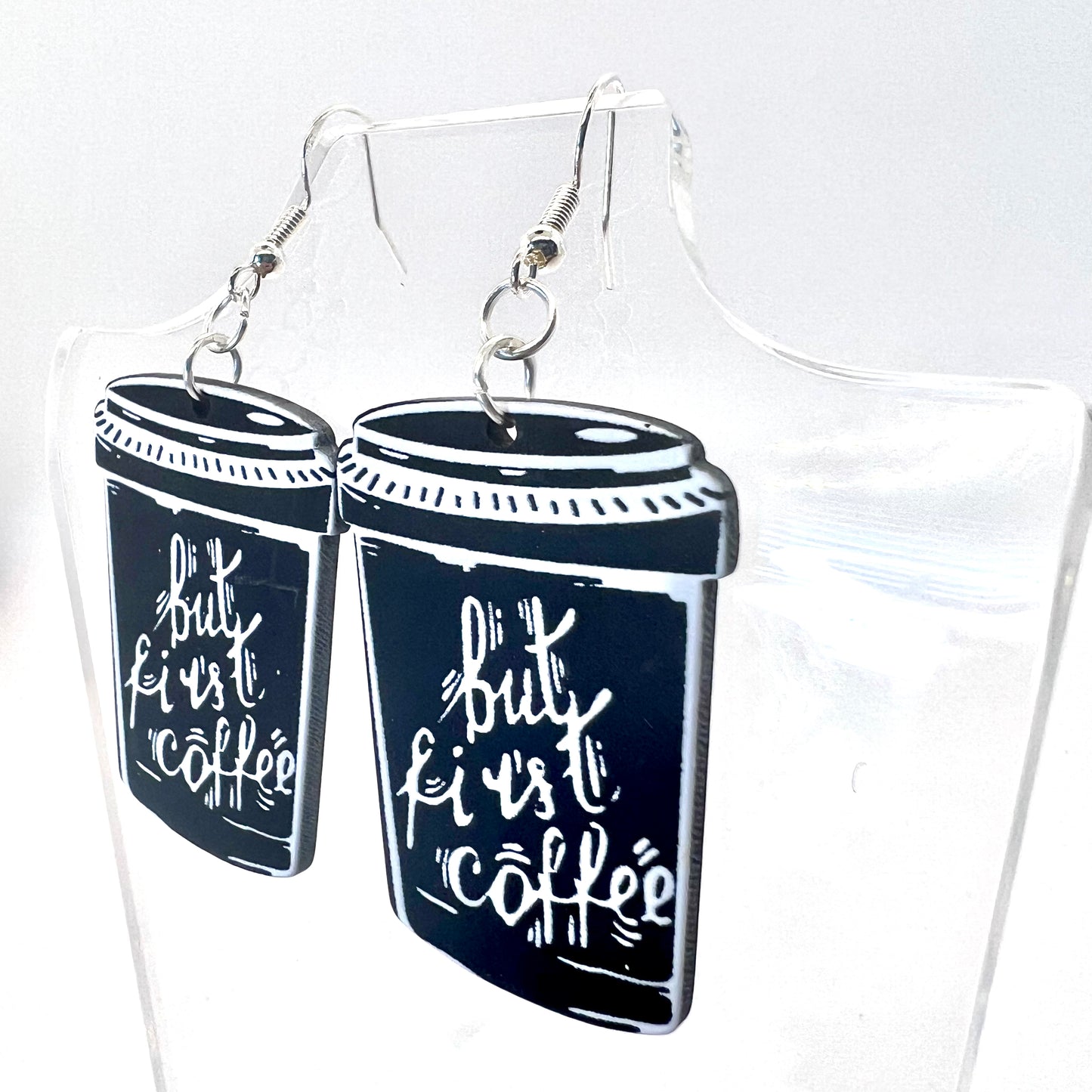 But First, Coffee Earrings