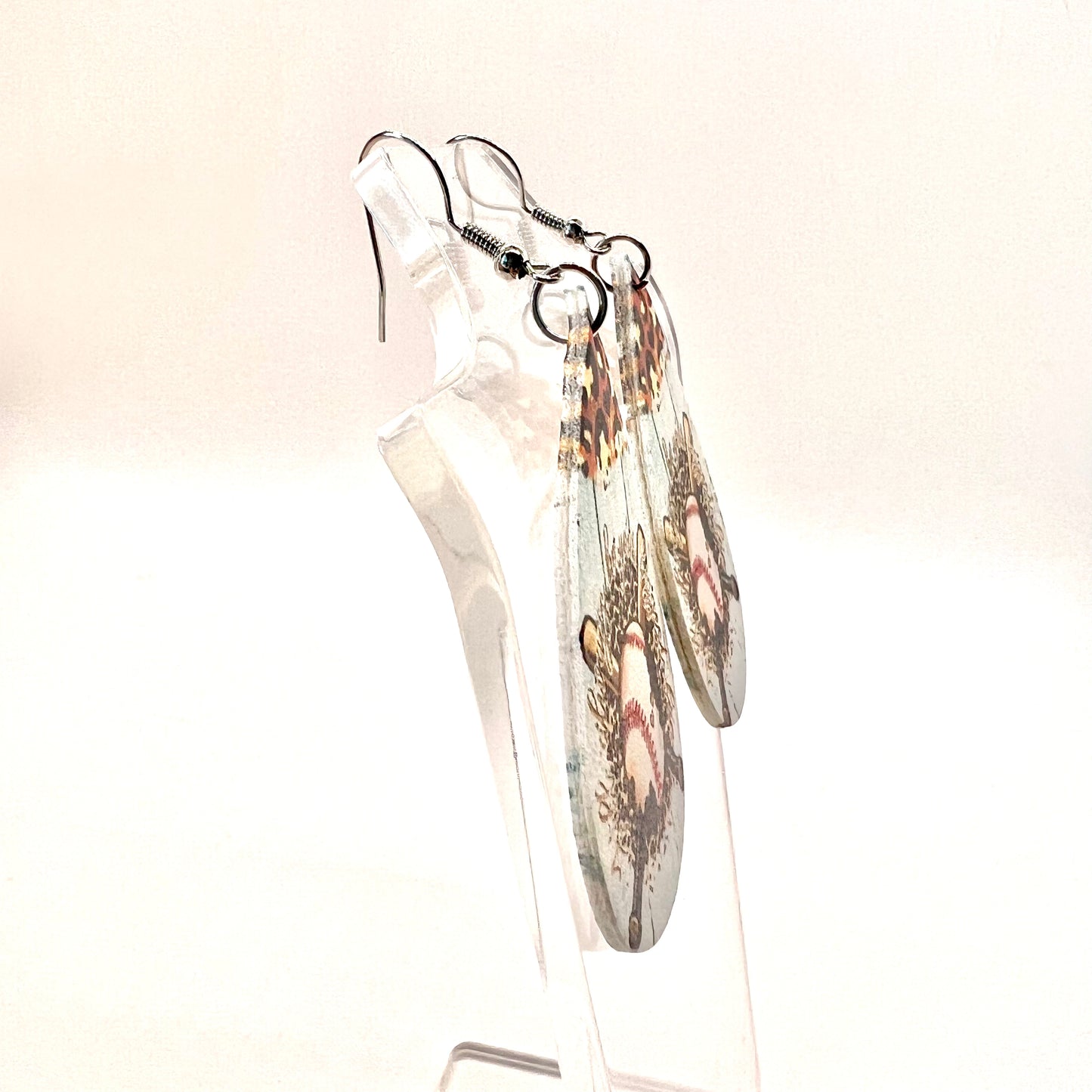 “Biggest Fan” Baseball Earrings