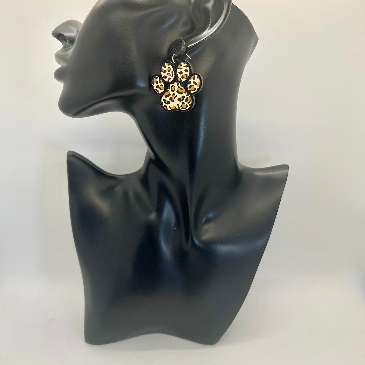 Cheetah Paw Print Earrings