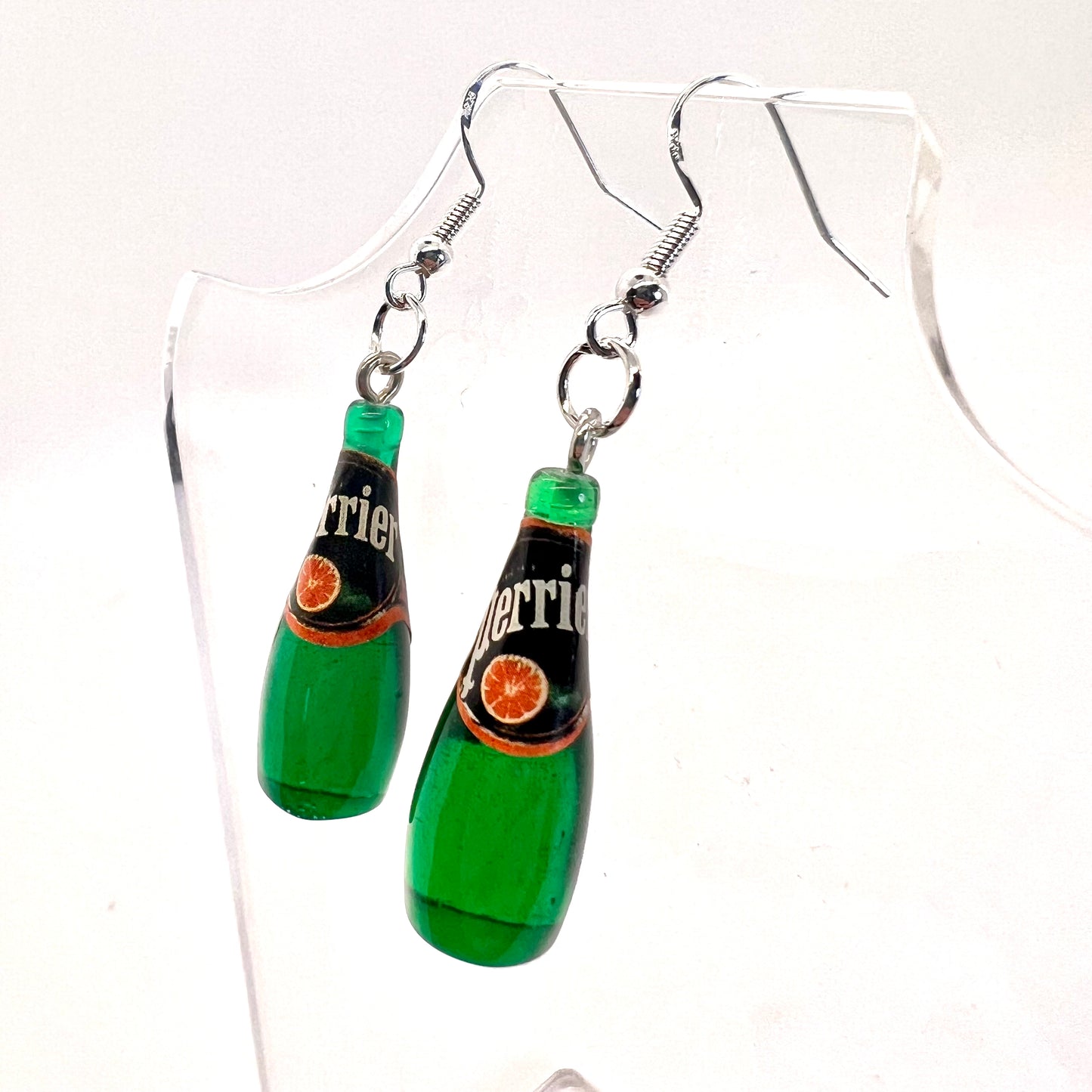 Perrier Bottle Earrings