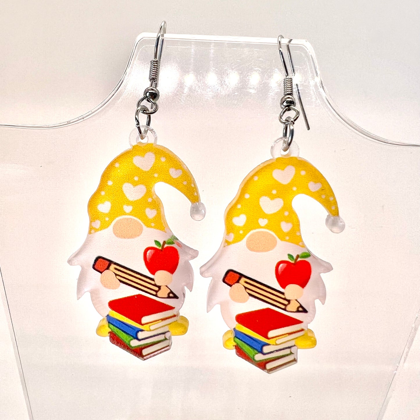 Teacher Gnome Earrings