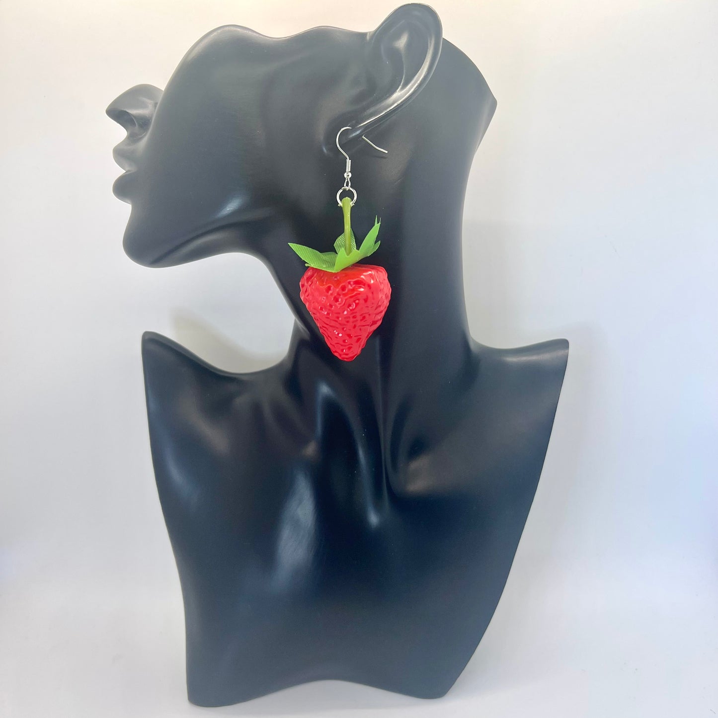 Large Strawberry Earrings