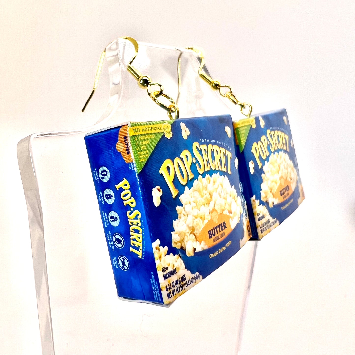 Pop Secret Popcorn Earrings
