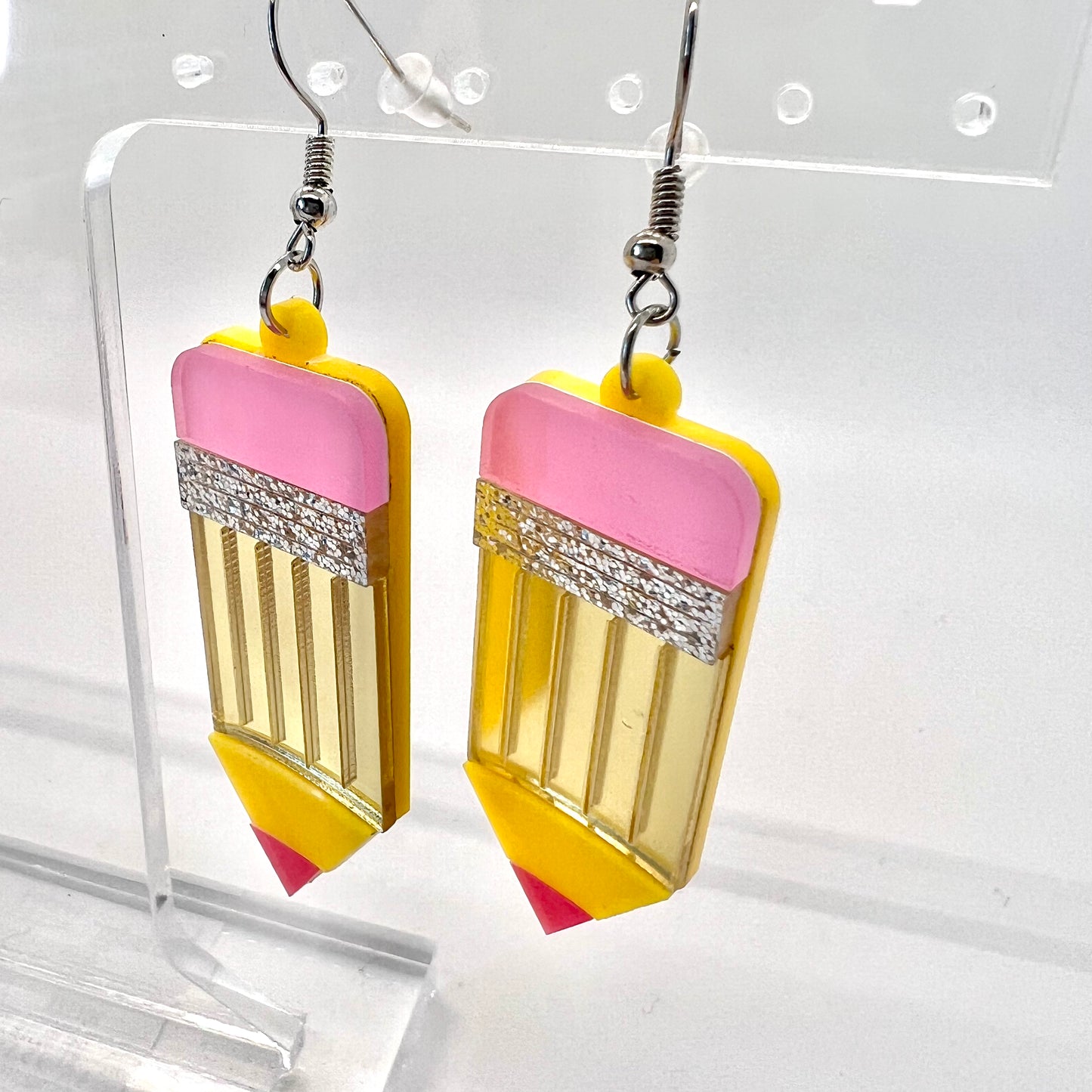 Pencil & Sharpener Earrings