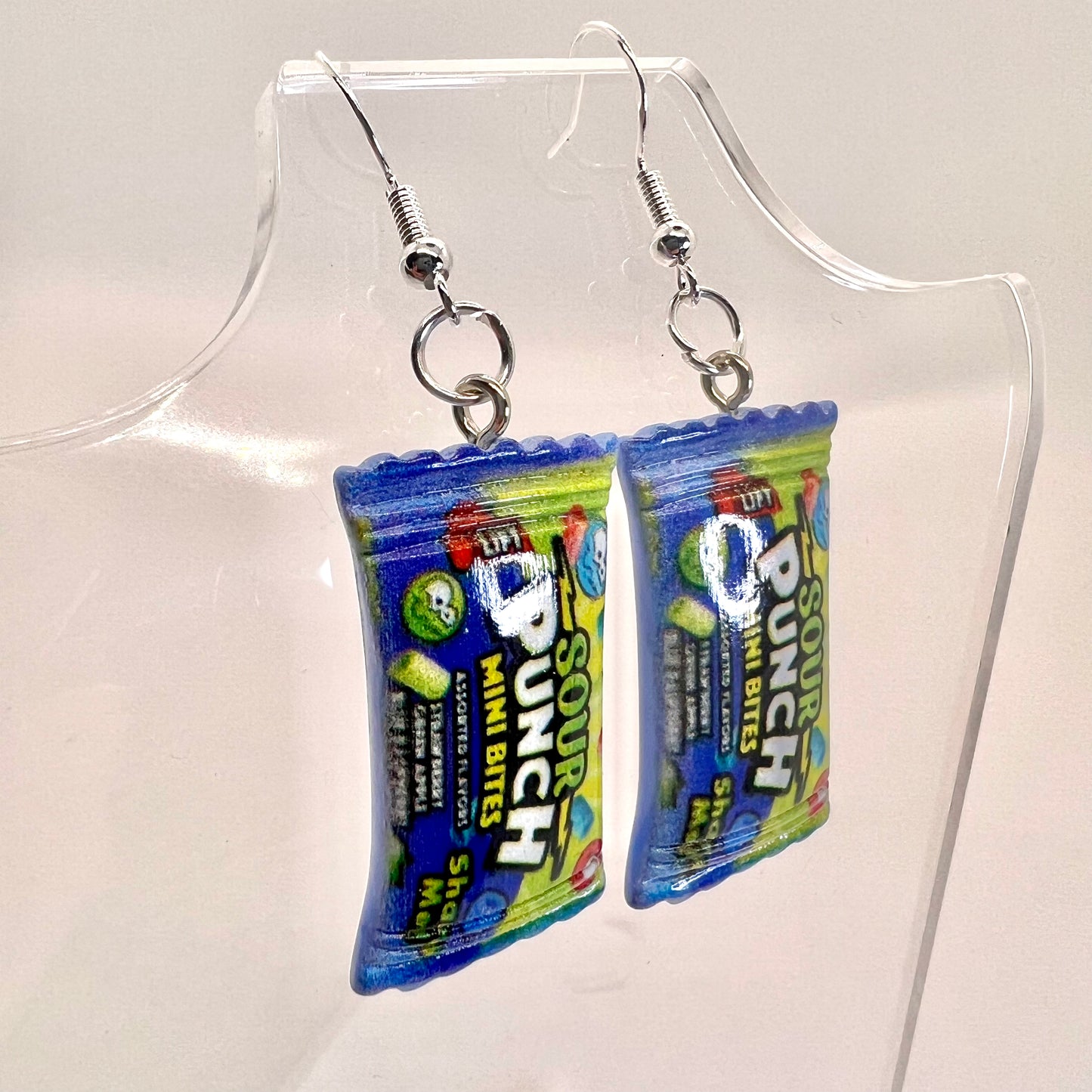 Sour Punch Candy Earrings