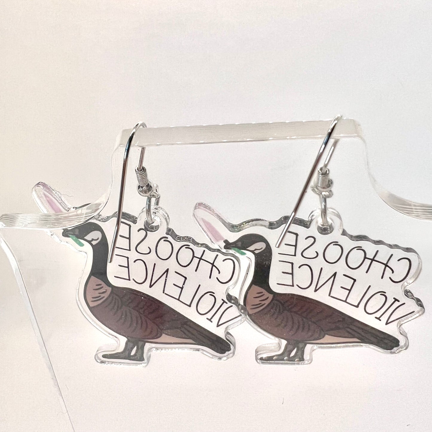 Choose Violence Earrings