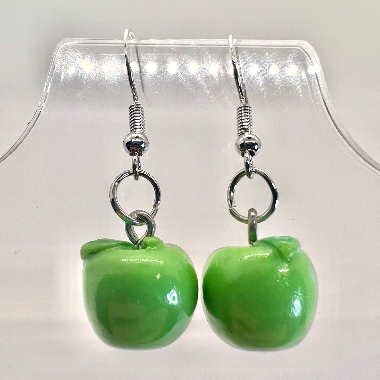 Green Apple Earrings