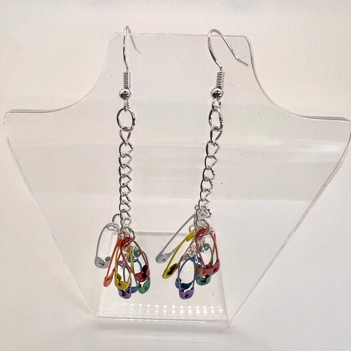 Rainbow Pin Earrings