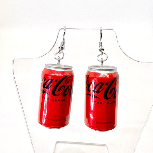 Coca Cola Can Earrings
