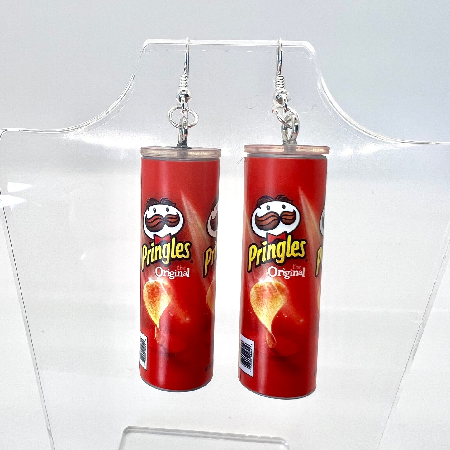 Pringles Can Earrings