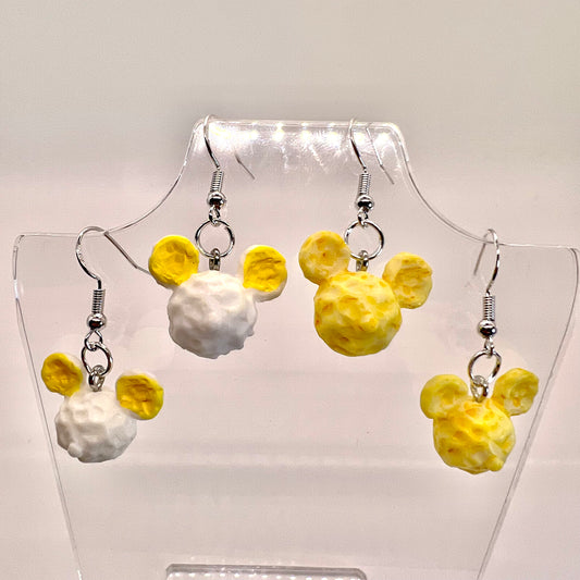 Mickey Popcorn Head Earrings