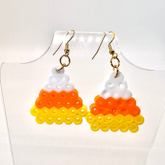Melted Candy Corn Earrings
