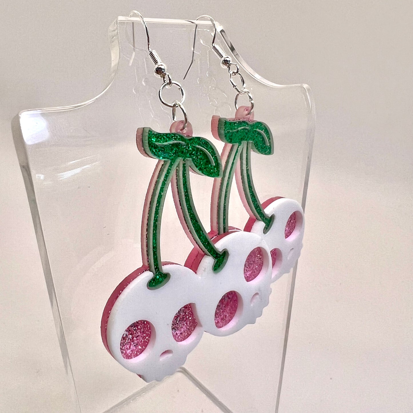 Cherry Skull Earrings