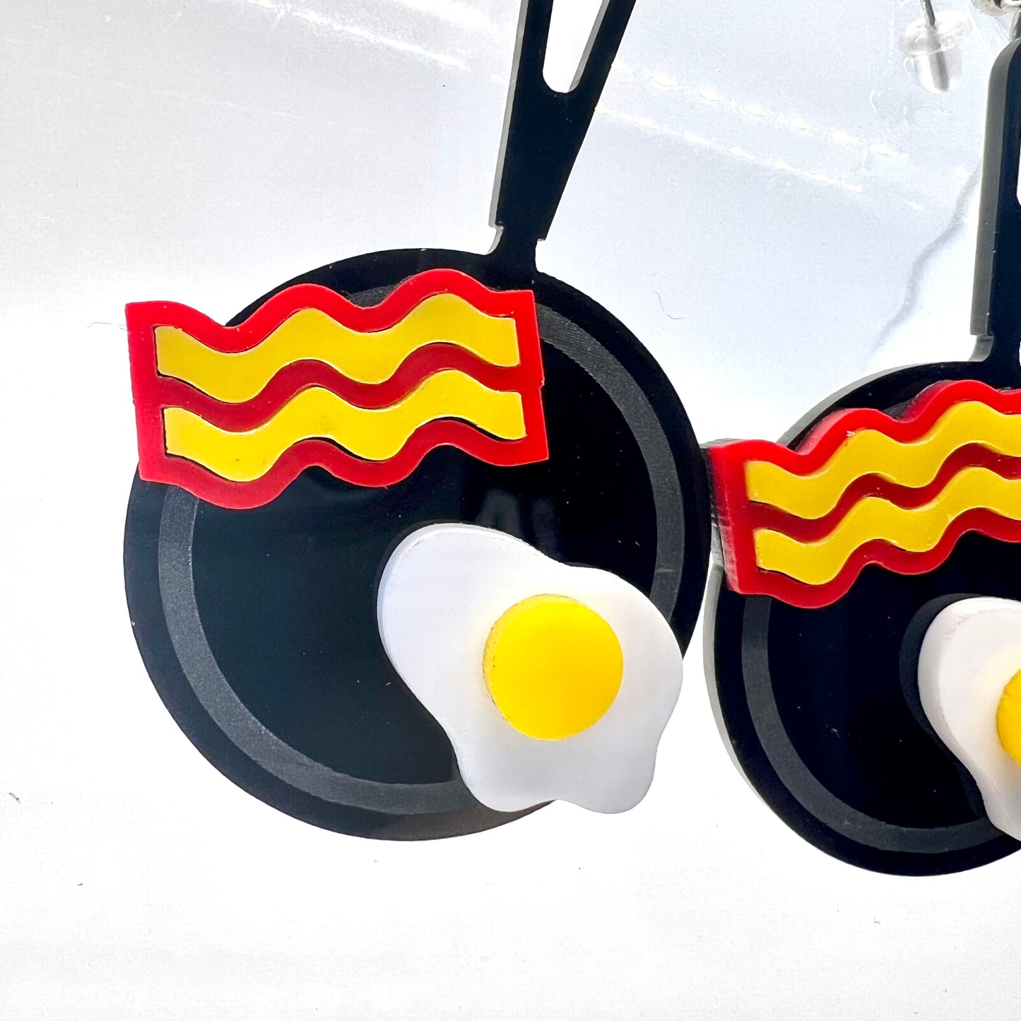 Frying Pan Earrings