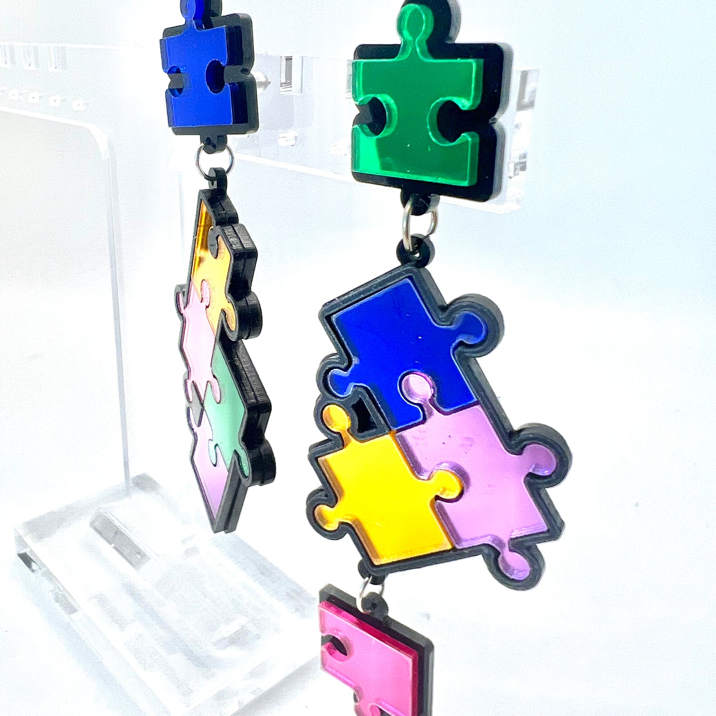 Autism Puzzle Earrings