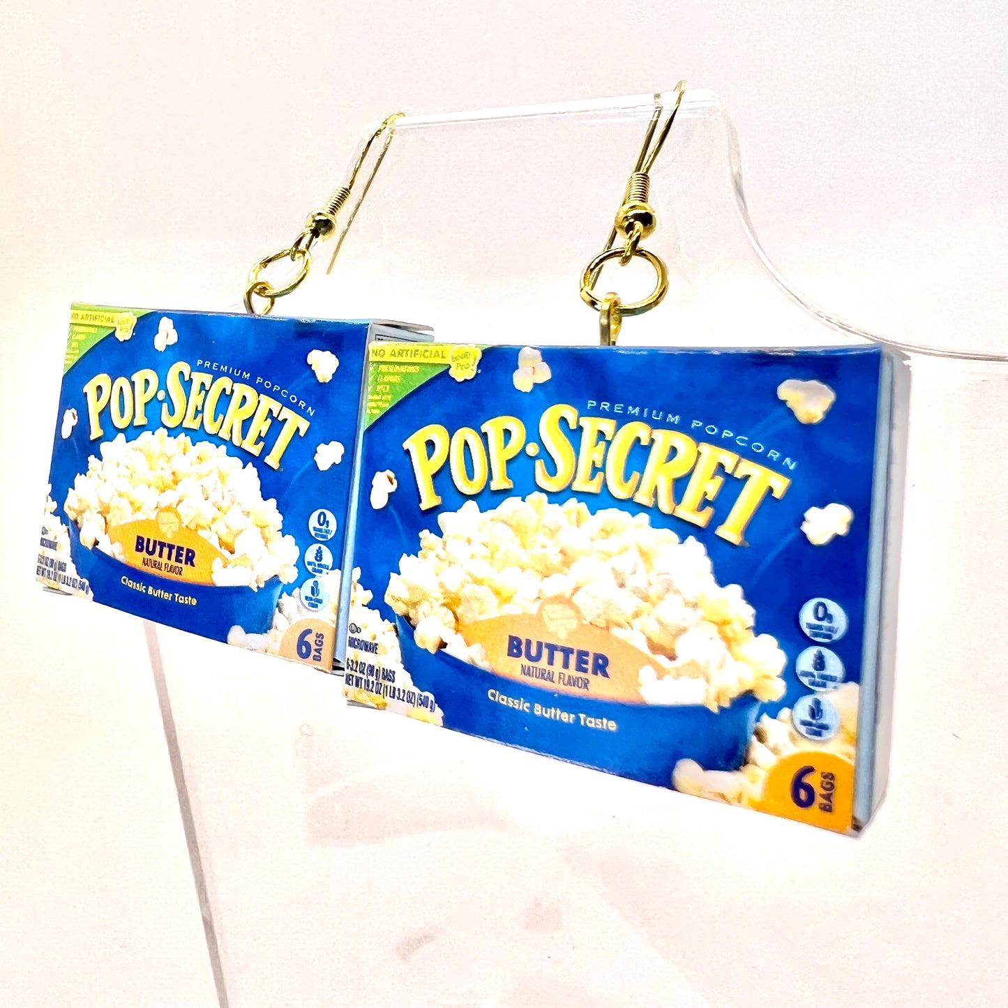 Pop Secret Popcorn Earrings