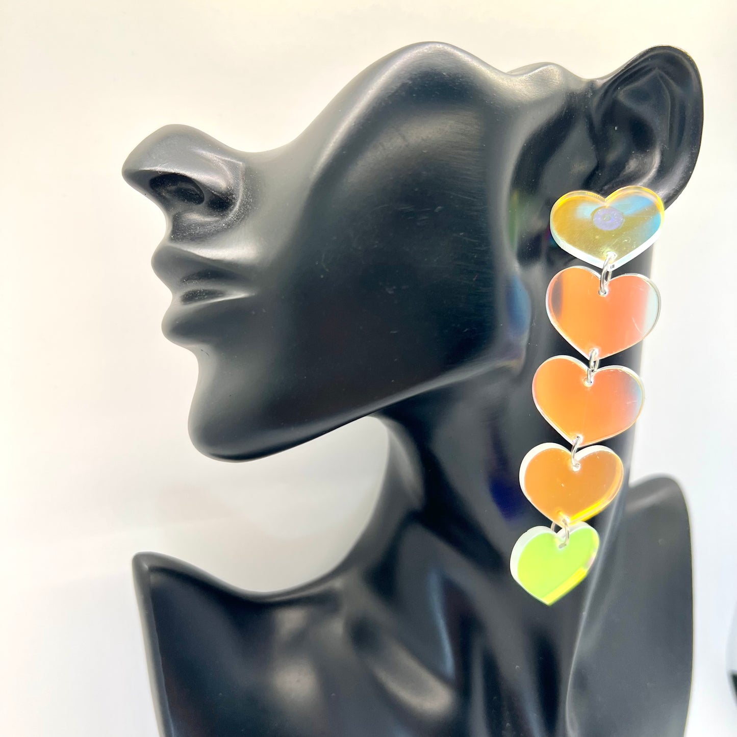 Heart Chain Earrings