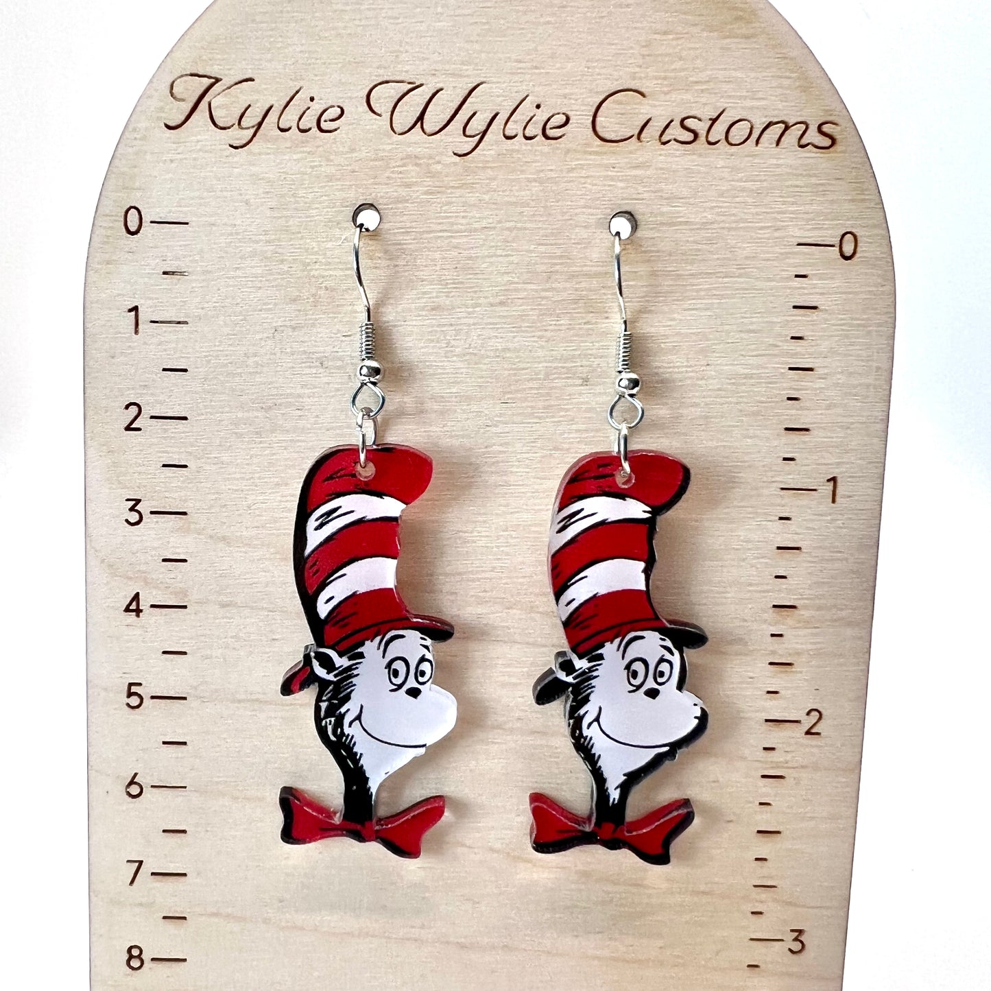Cat in the Hat Earrings