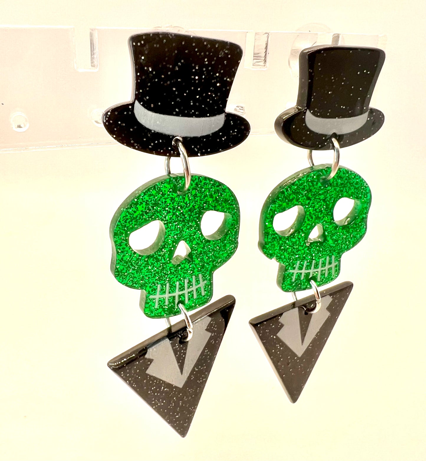 Tux Skeleton Earrings