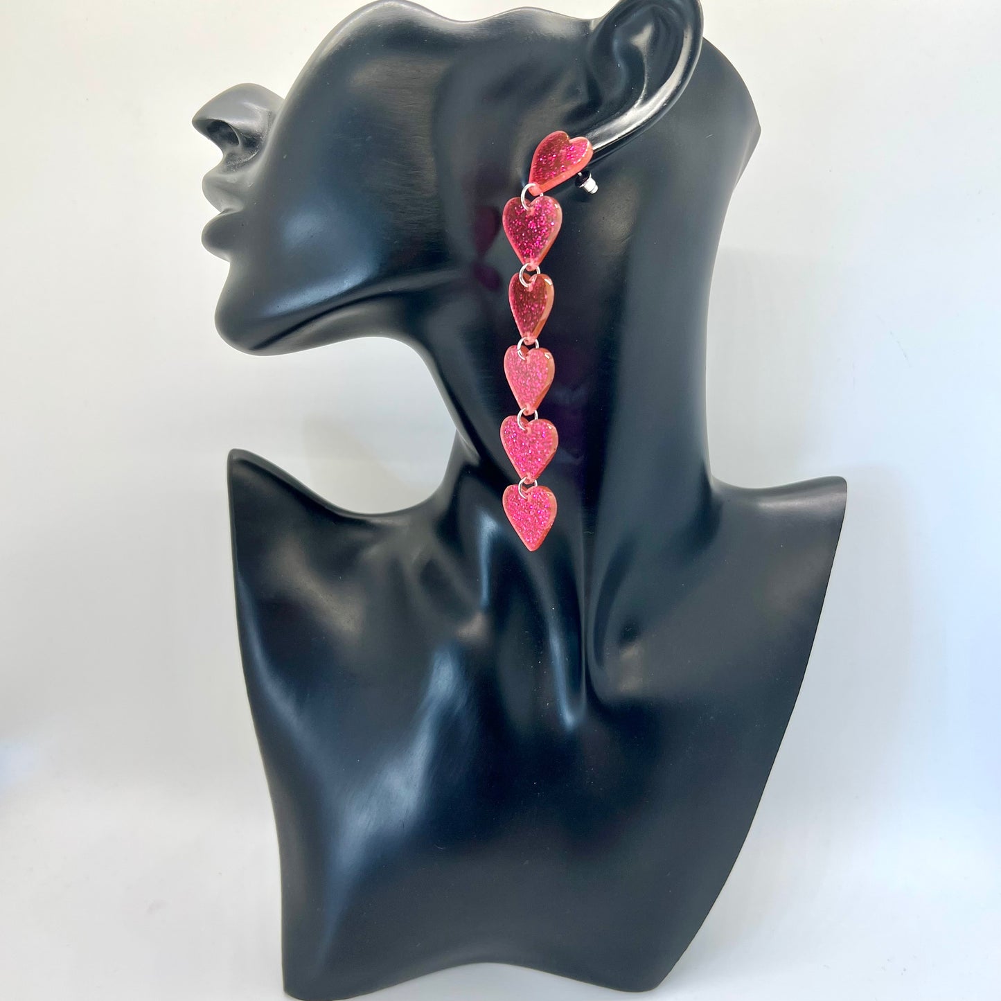 Heart Chain Earrings