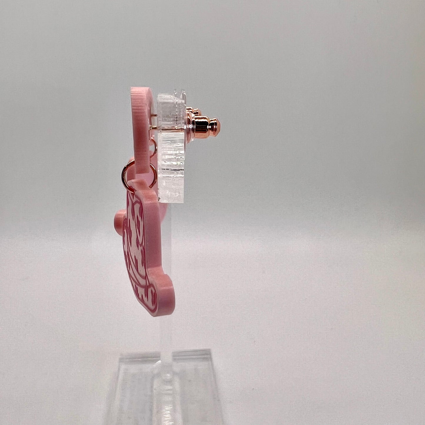 Pink Cowgirl Hat Earrings