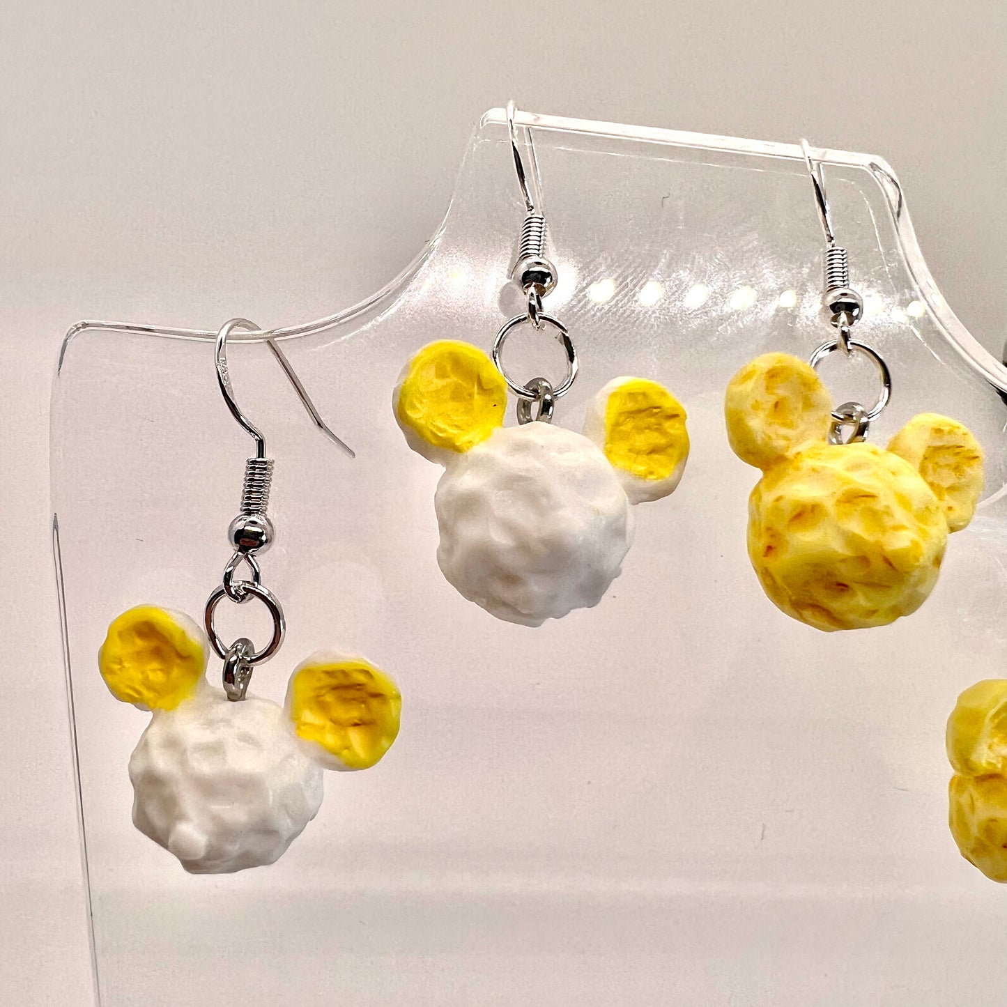 Mickey Popcorn Head Earrings