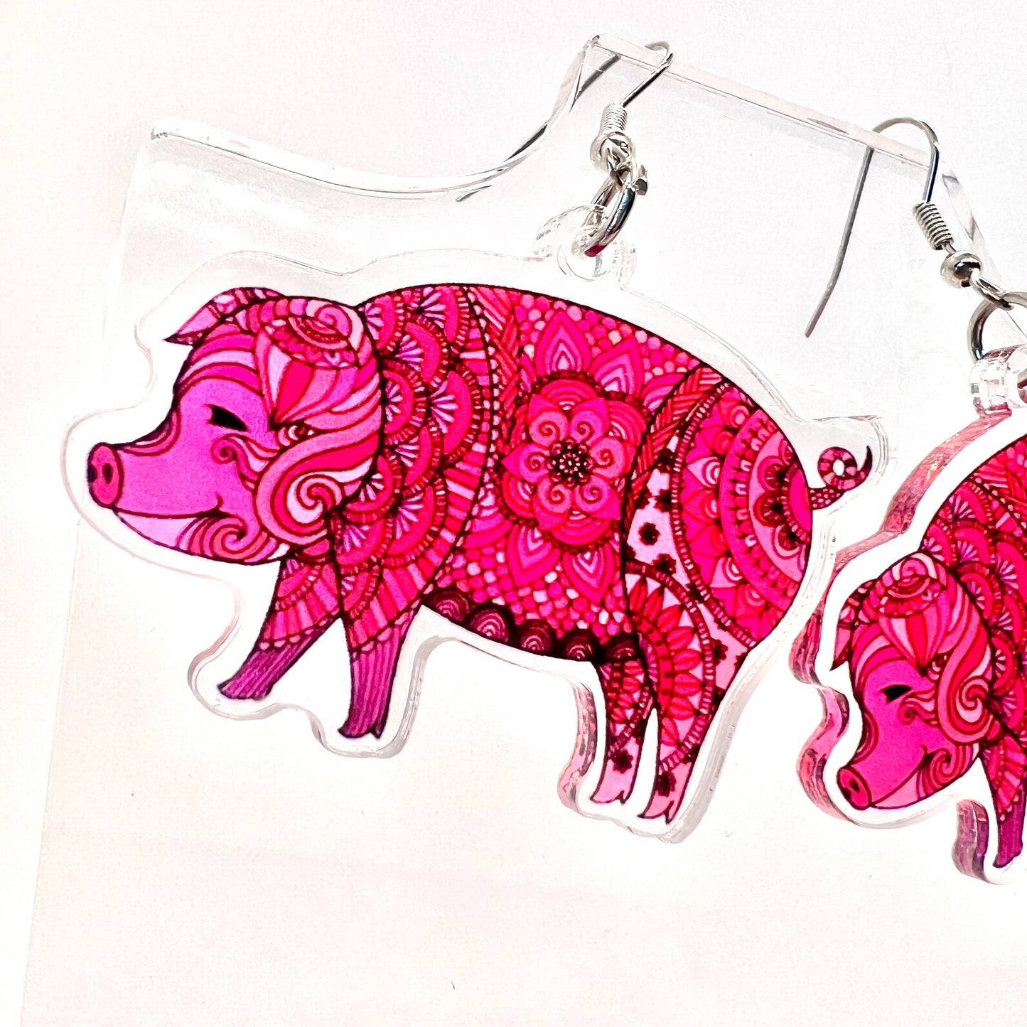 Paisley Pig Earrings