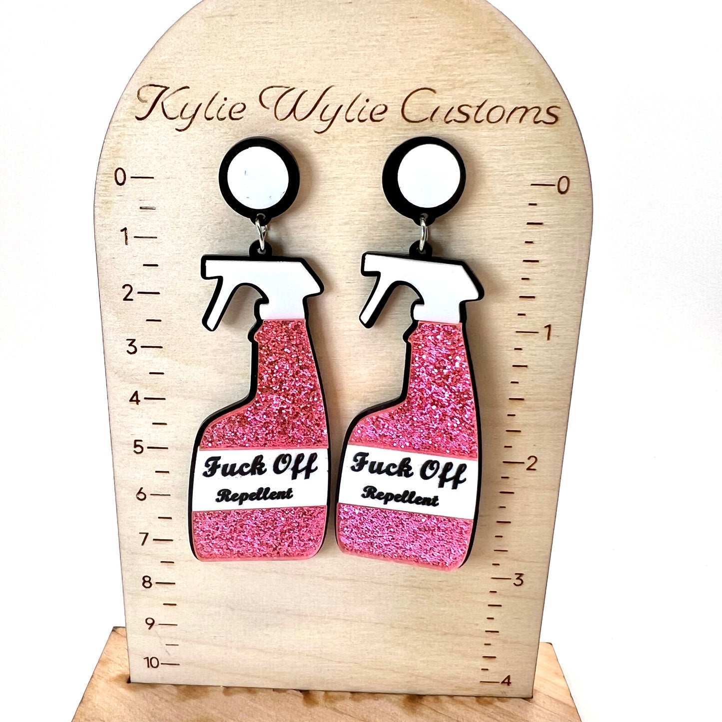 “F* Off” Spray Earrings