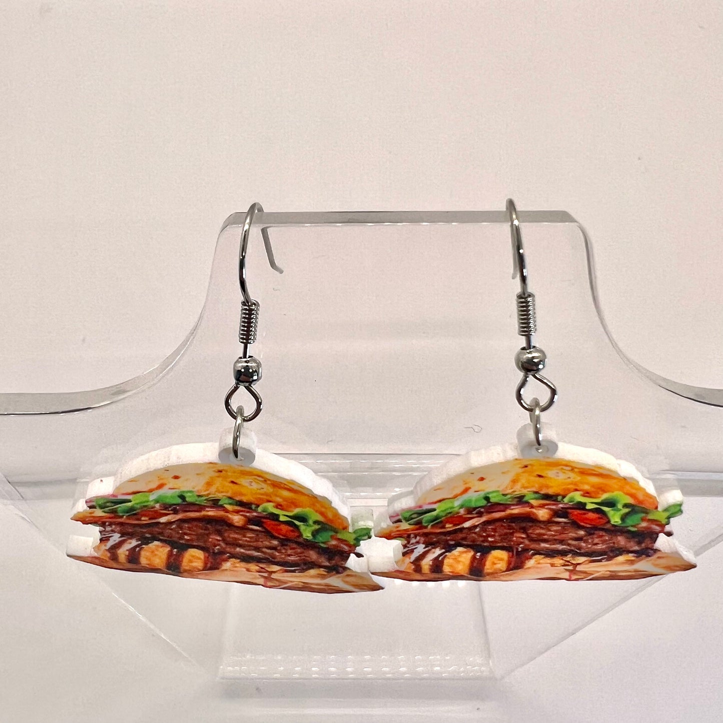 Greasy Burger Earrings