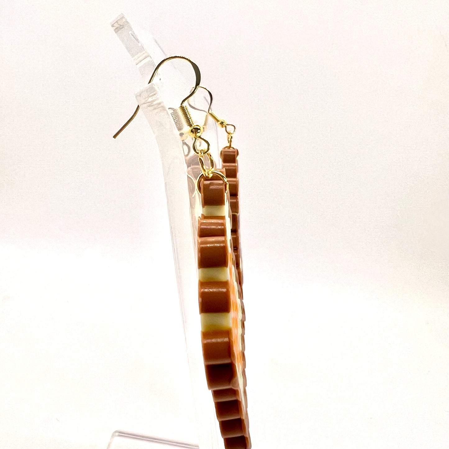 8-Bit Toast Earrings - PB&J