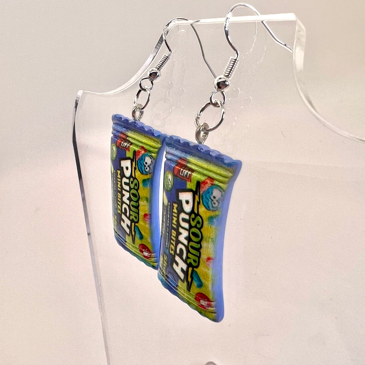 Sour Punch Candy Earrings