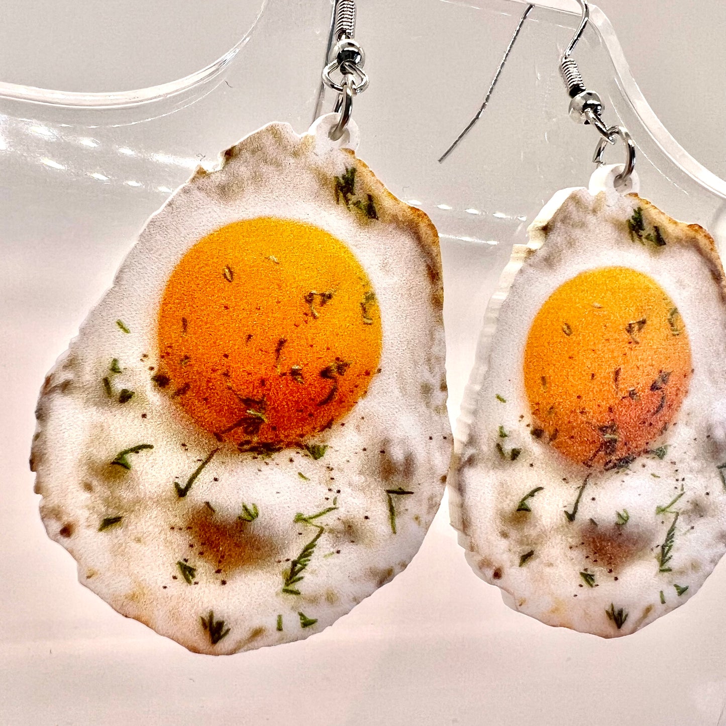 Fried Egg Earrings