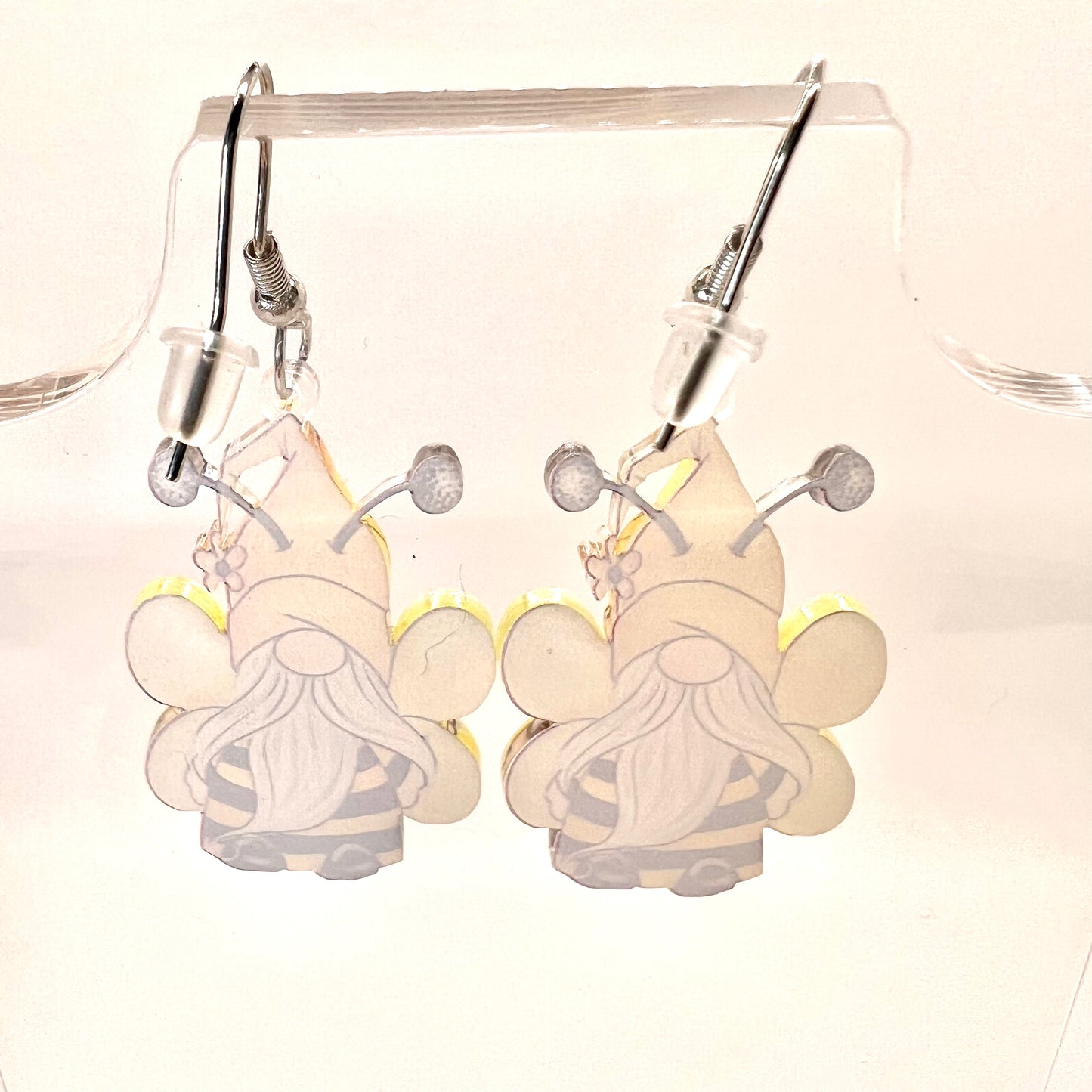 Bumble Bee Gnome Earrings