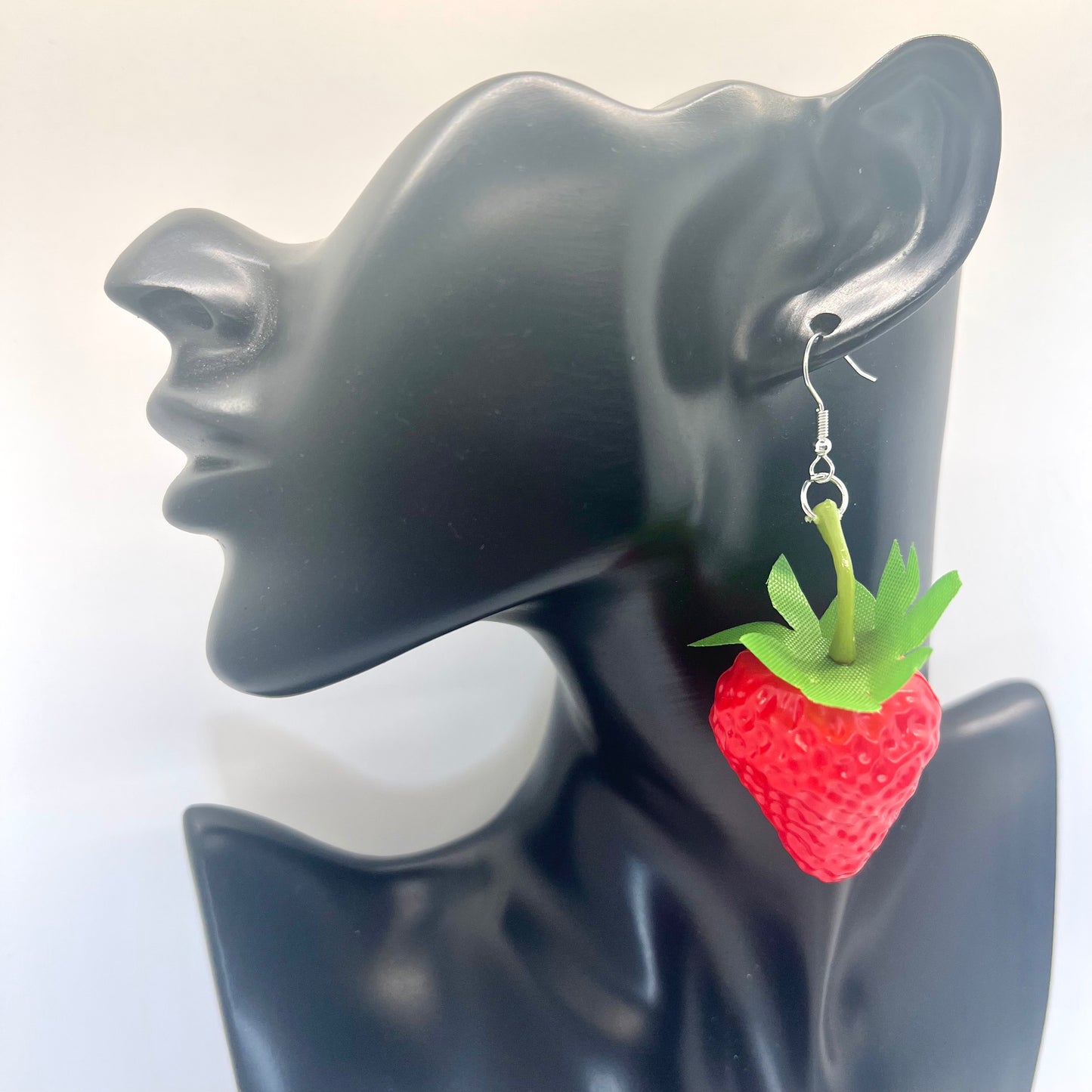 Large Strawberry Earrings