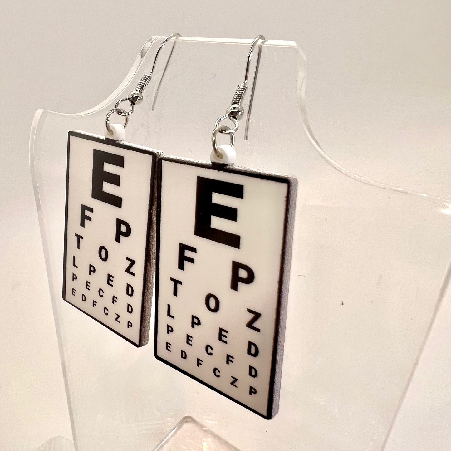 Eye Chart Earrings