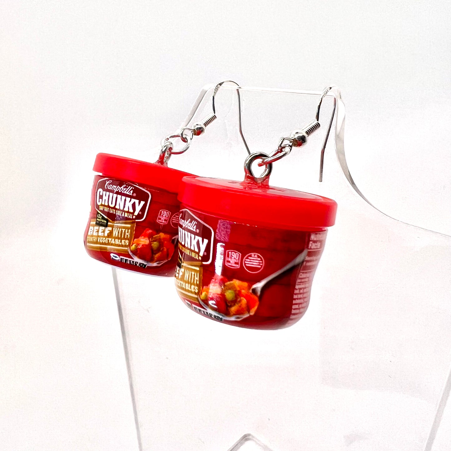 Campbells Chunky Soup Earrings