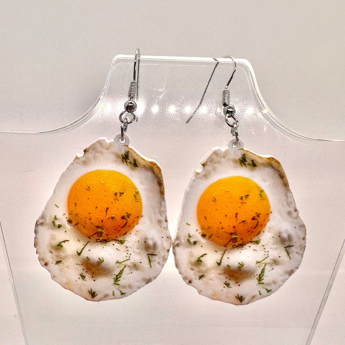 Fried Egg Earrings