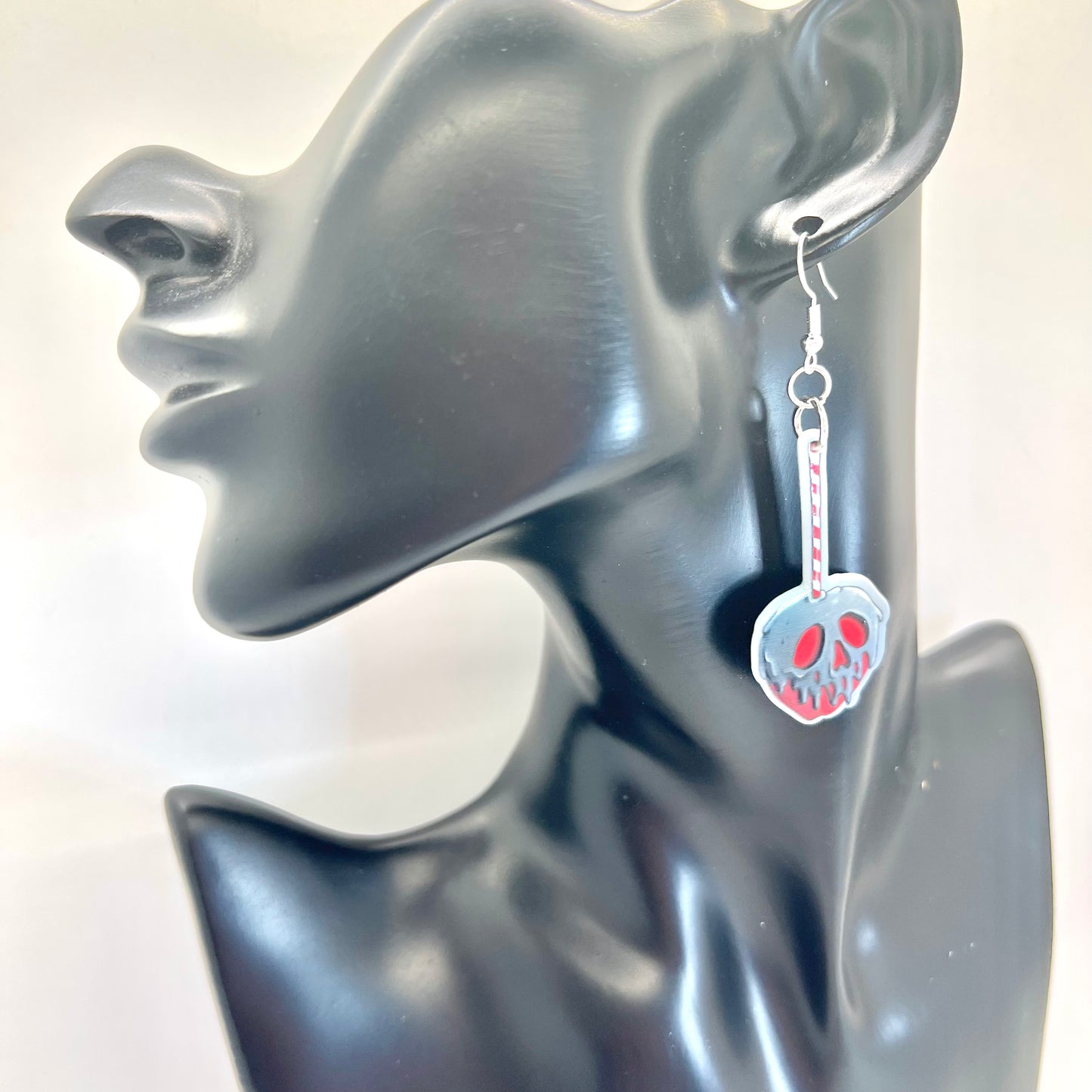 Poison Candy Apple Earrings