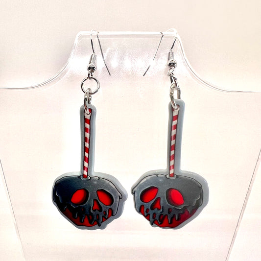 Poison Candy Apple Earrings