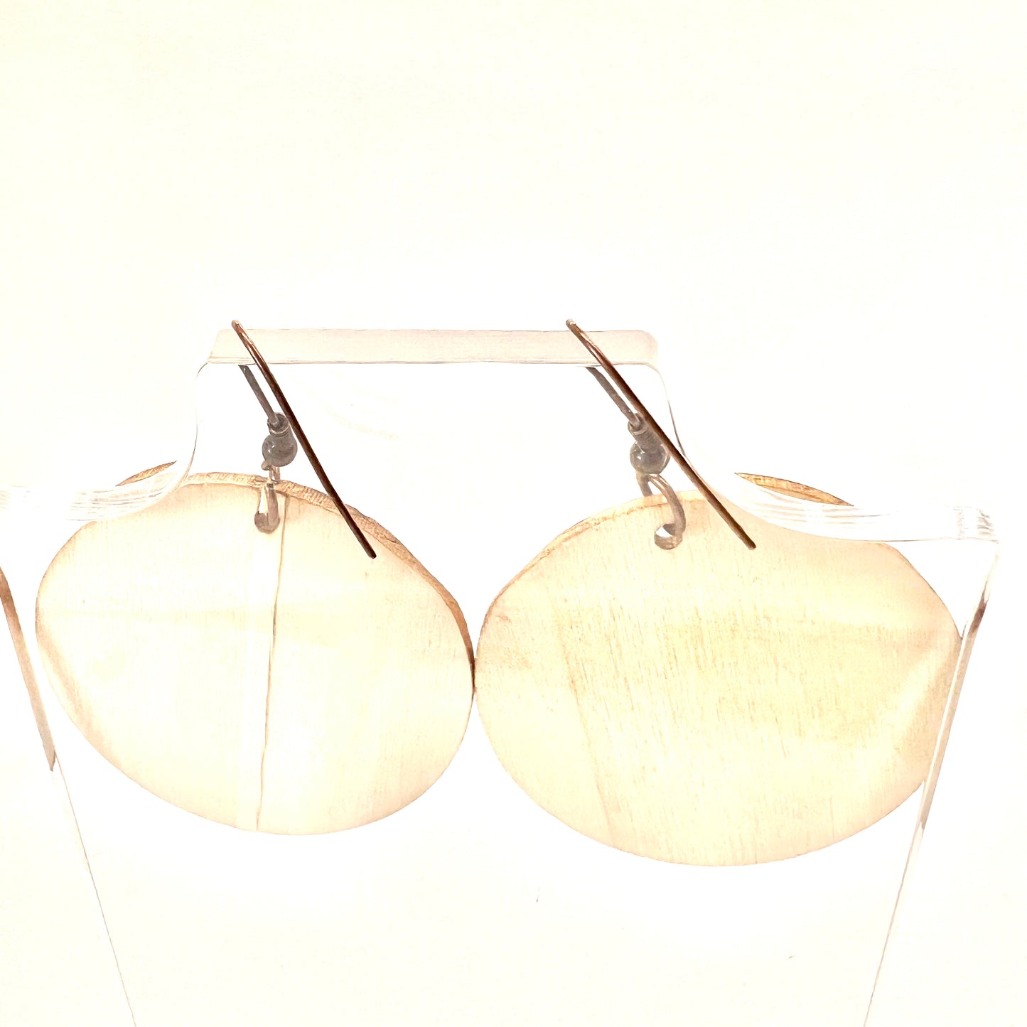 Wood Mandala Earrings