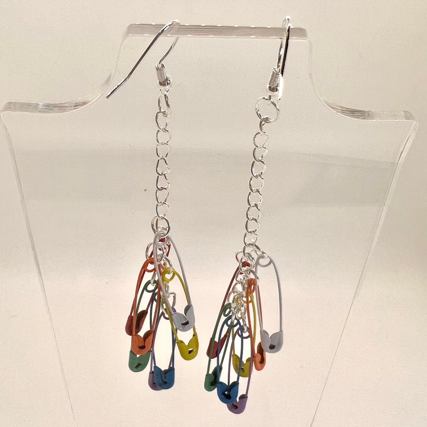 Rainbow Pin Earrings