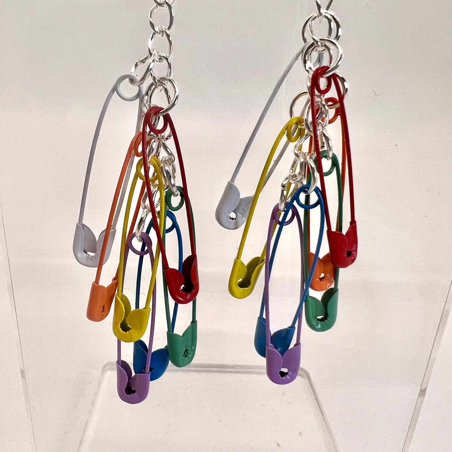 Rainbow Pin Earrings