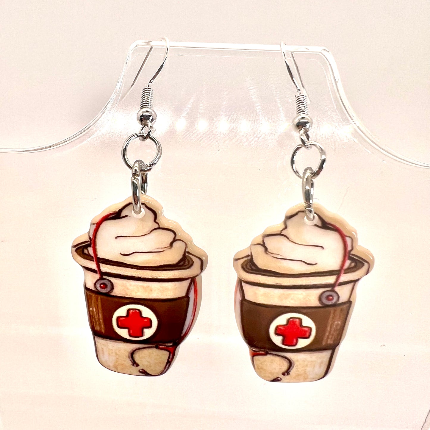 Life Saving Coffee Earrings