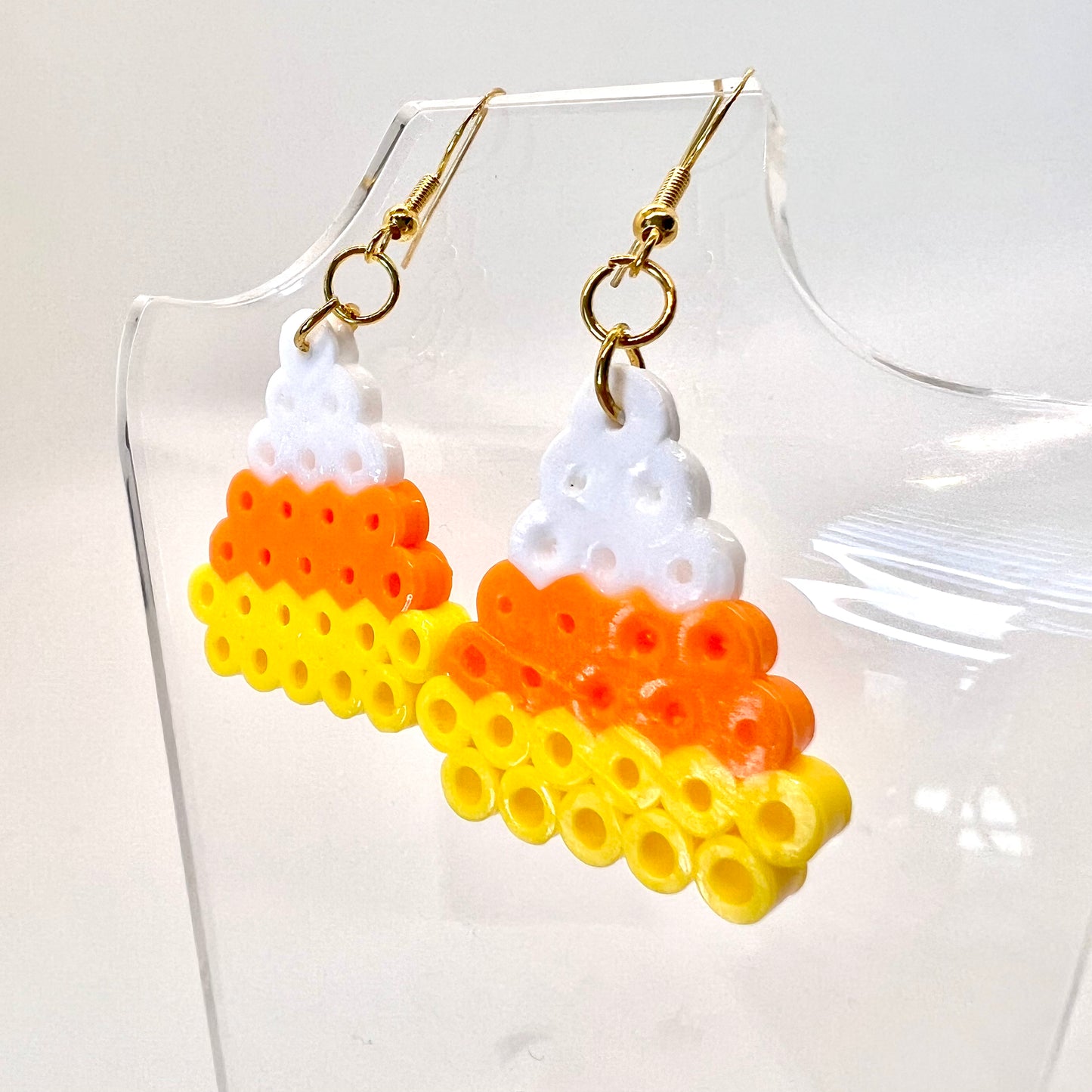 Melted Candy Corn Earrings