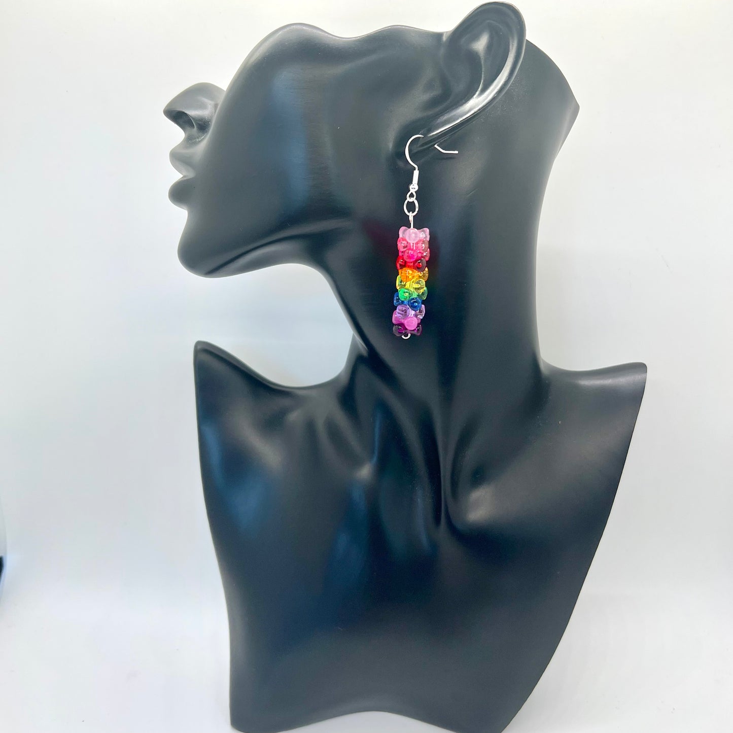 Rainbow Bead Earrings