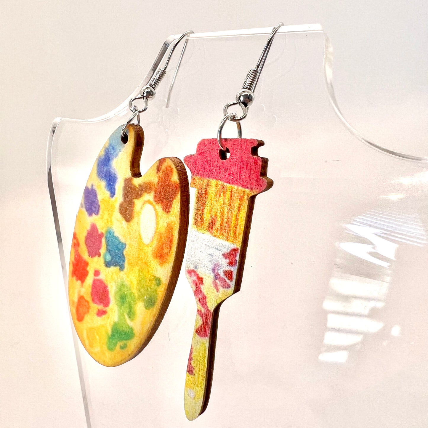 Paint Pallet Earrings