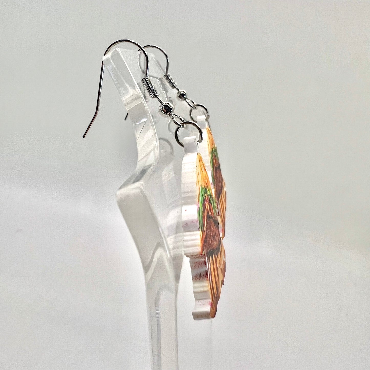 Greasy Burger Earrings