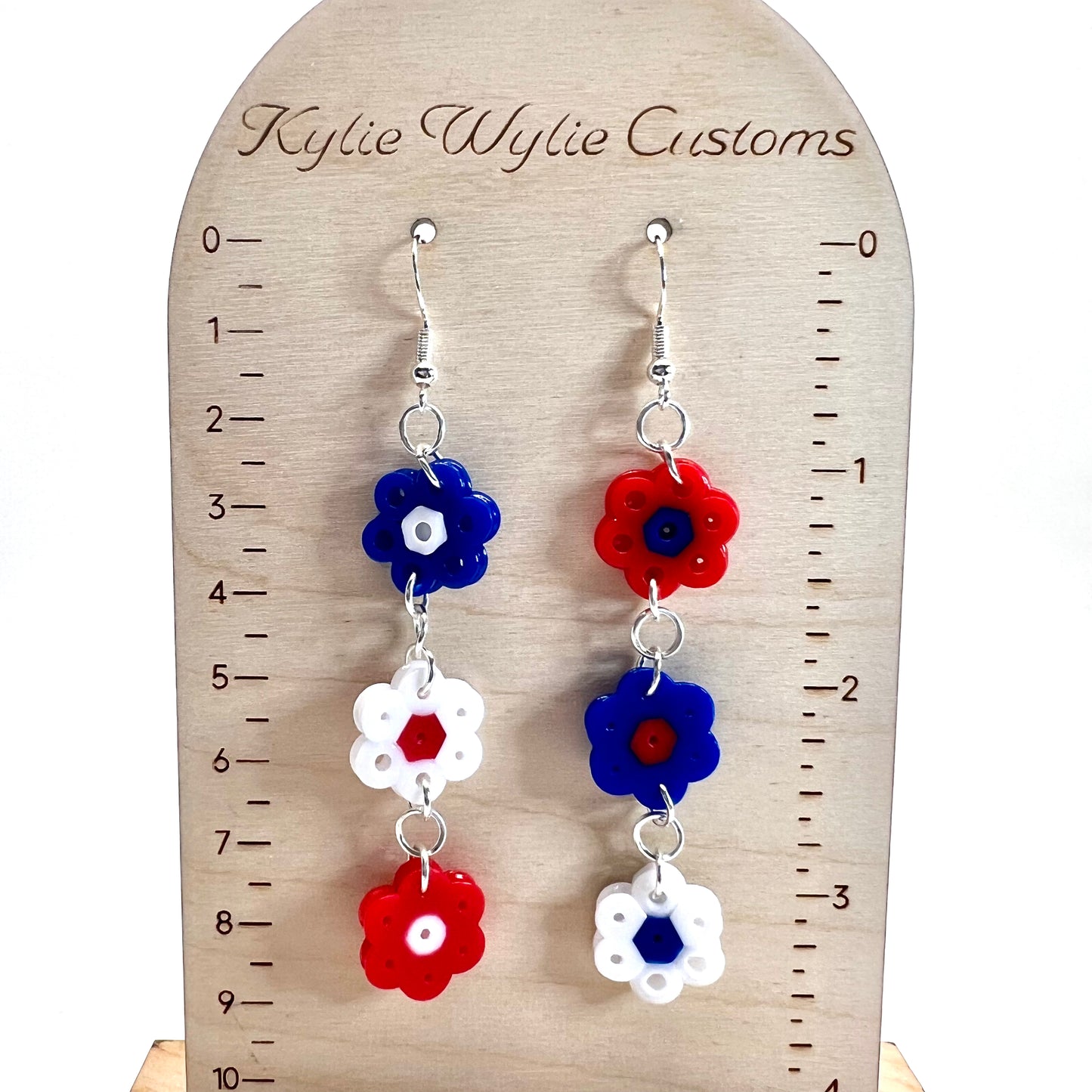 USA Flower Earrings