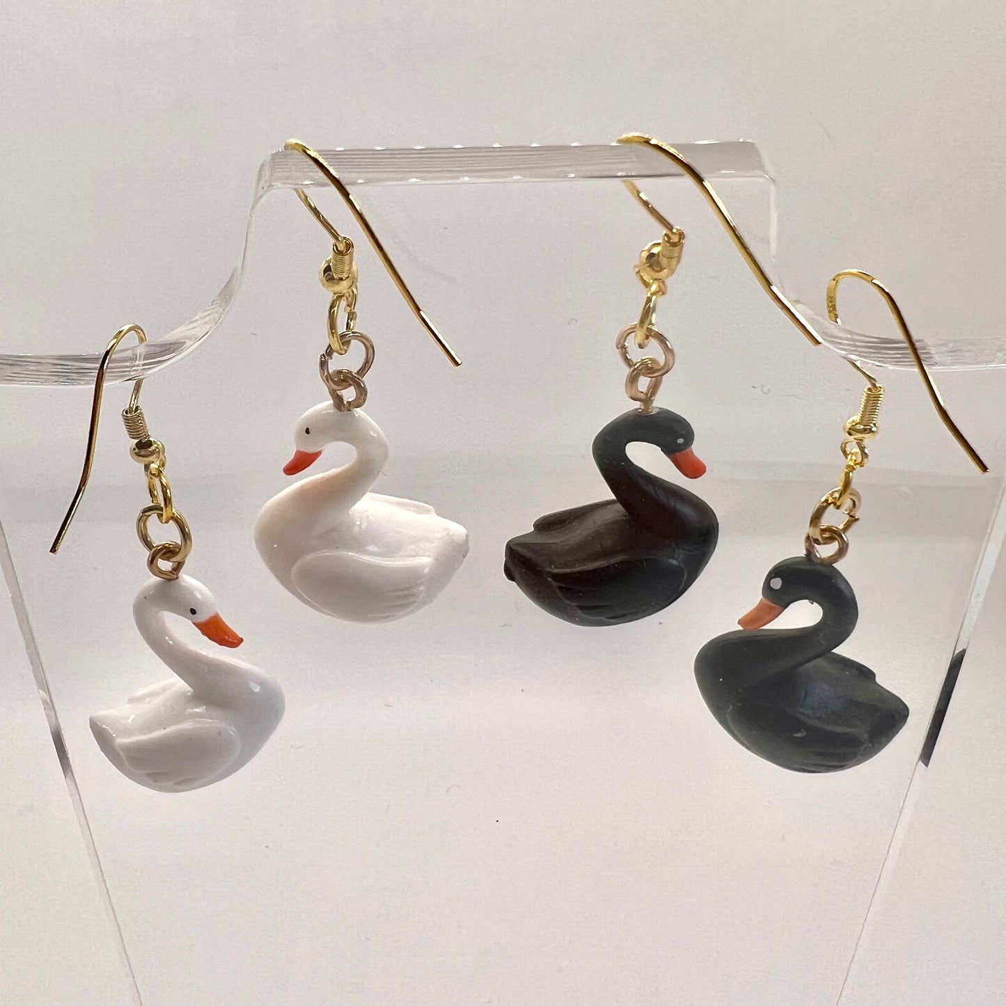 Swan Earrings